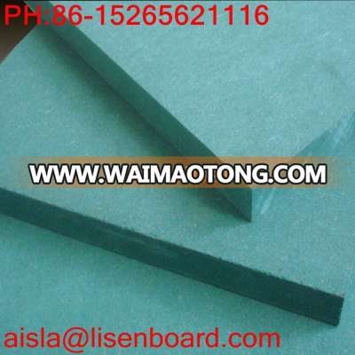 HMR MDF Board / High Water Resistant MDF Board / Melamine Waterproof Green MDF