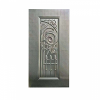 Strong For Security Doors White Primer Moulded Sunproof Pressed Panel Steel Door Skin Gate Perforated Steel Plate