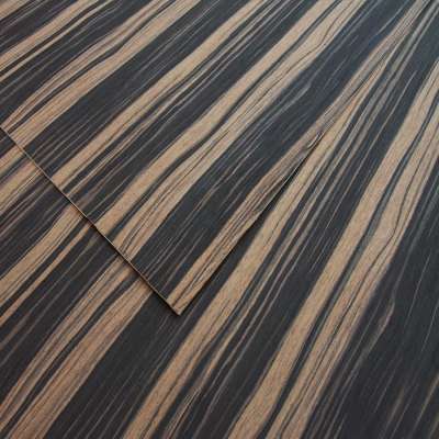 EV veneer , Recon veneer ebony faced  plywood sheets  5.5mm