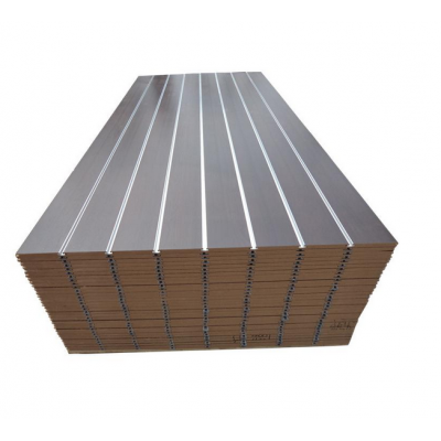 15mm 18mm white black red melamine paper/PVC Slotted MDF, Slats wall , grooved MDF for wall decoration