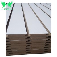 Slat Wall Panel/Slatwall/Melamine MDF Slotted Board Panel