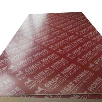 Dubai market  red black brown film faced marine plywood for building