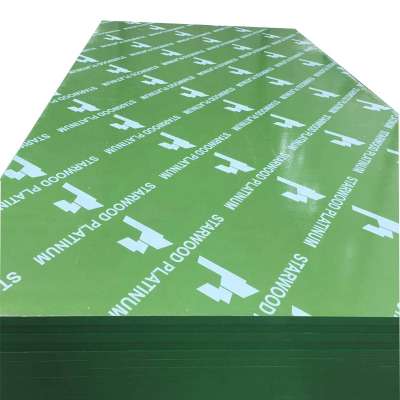 Plastic film faced plywood with logo Marine Construction Plywod for concrete